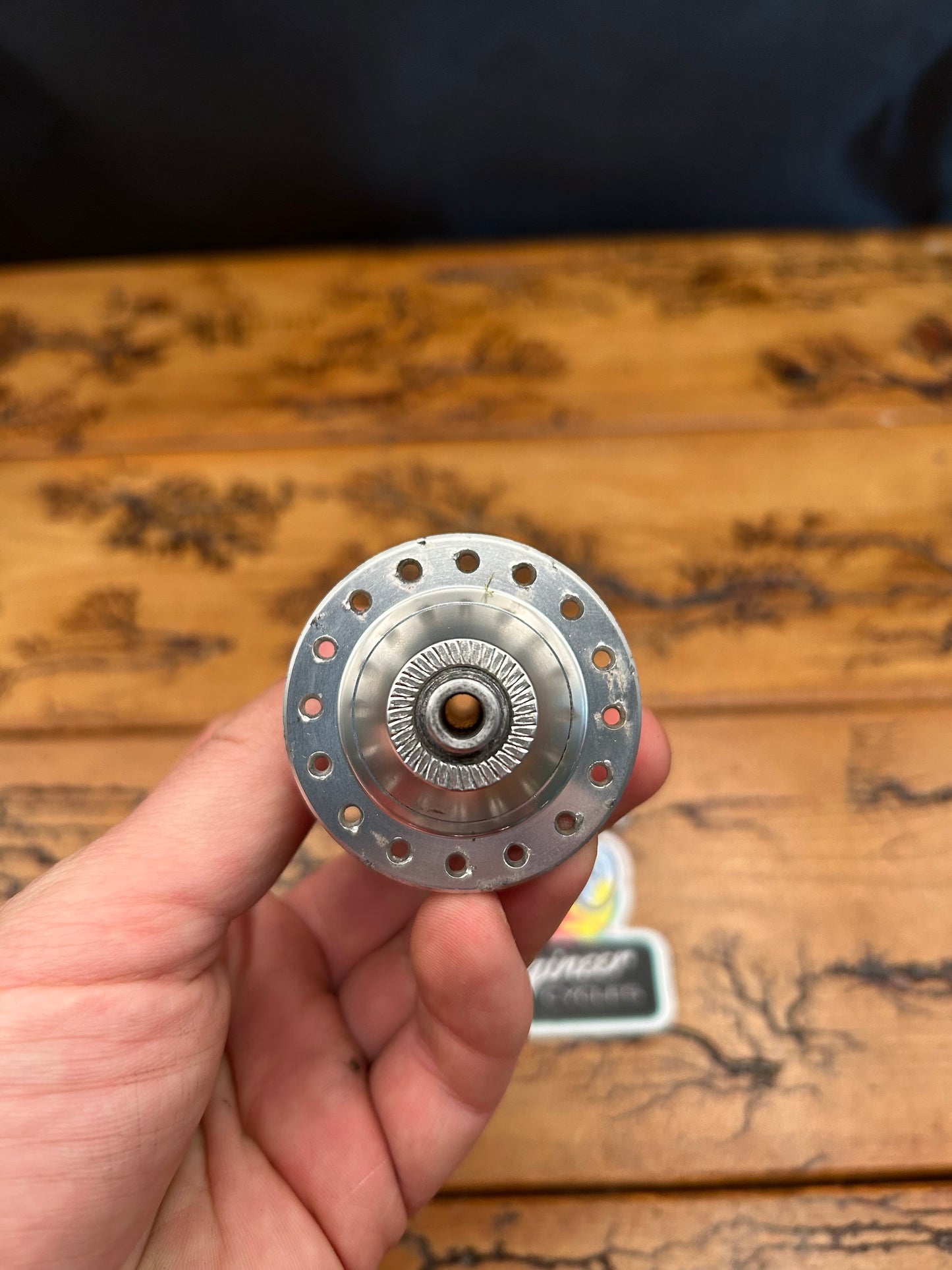 Ringle Super Bubba 32 Hole Silver Front Hub