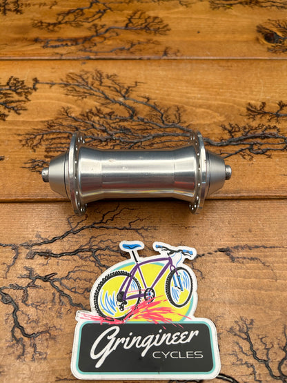 Ringle Super Bubba 32 Hole Silver Front Hub