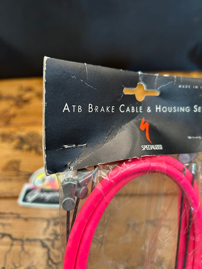 Specialized Pink Oversized ATB Brake Cable And Housing Set NOS