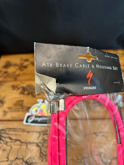 Specialized Pink Oversized ATB Brake Cable And Housing Set NOS