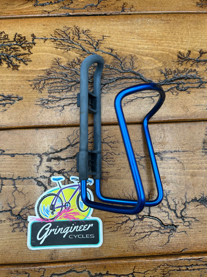 MT. Zefal Blue Anodized Water Bottle Cage