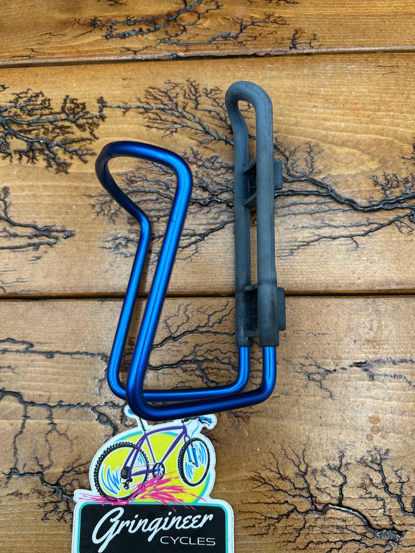 MT. Zefal Blue Anodized Water Bottle Cage