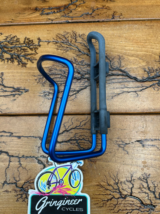 MT. Zefal Blue Anodized Water Bottle Cage