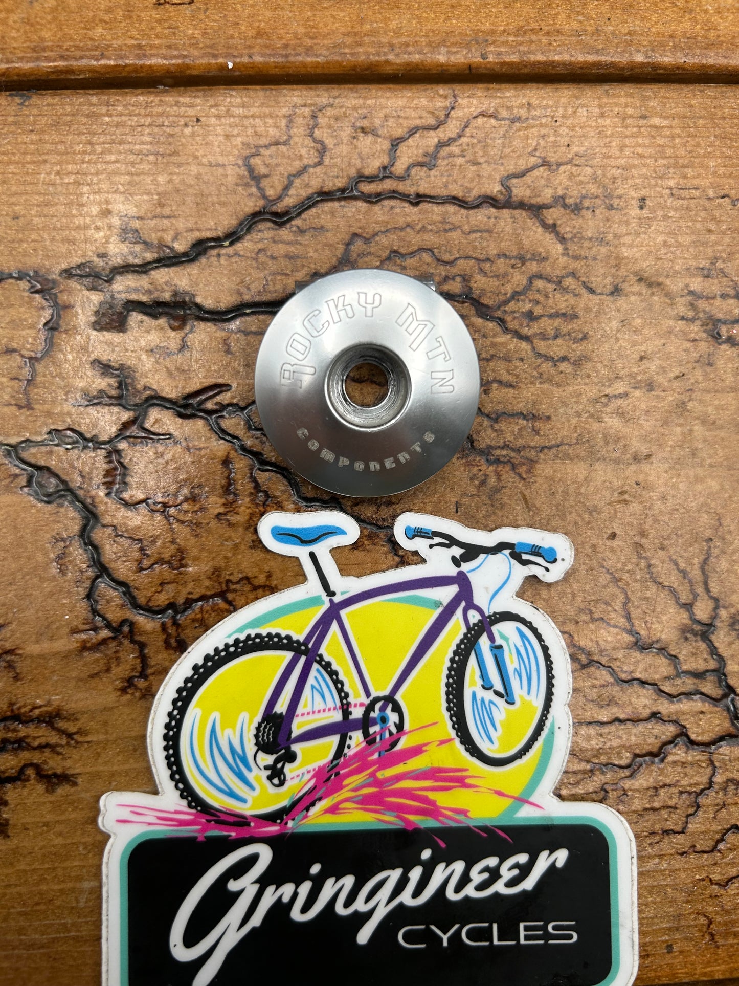 Rocky Mountain Silver 1 1/8 Top Cap