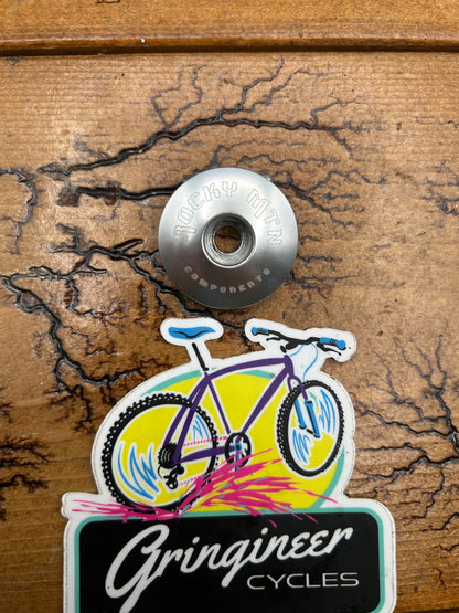 Rocky Mountain Silver 1 1/8 Top Cap