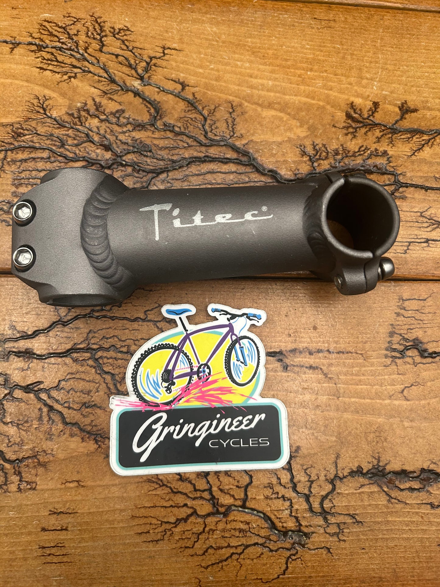 Titec 105mm 25.4mm Gray 1 Inch Threadless Stem