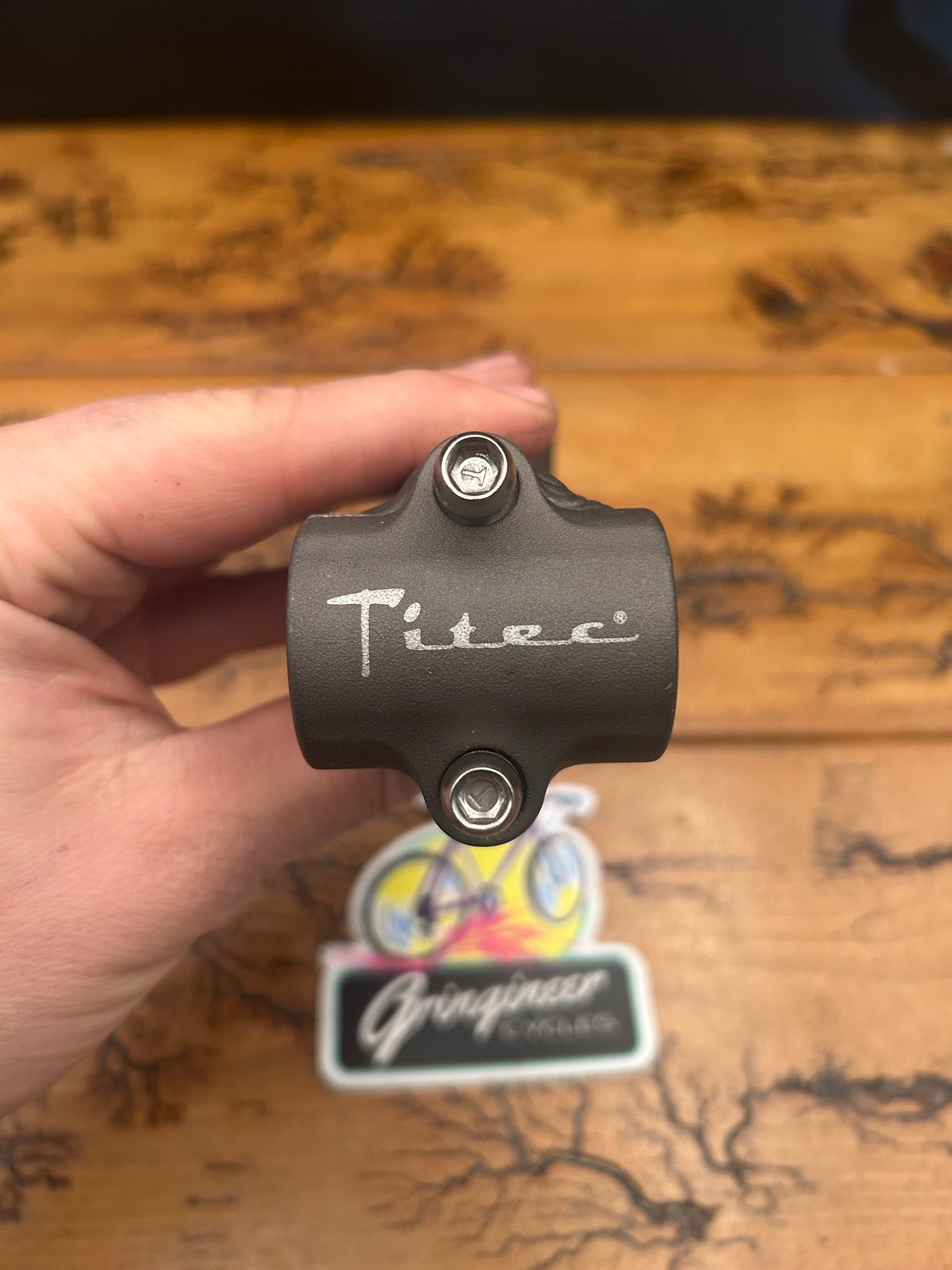 Titec 105mm 25.4mm Gray 1 Inch Threadless Stem
