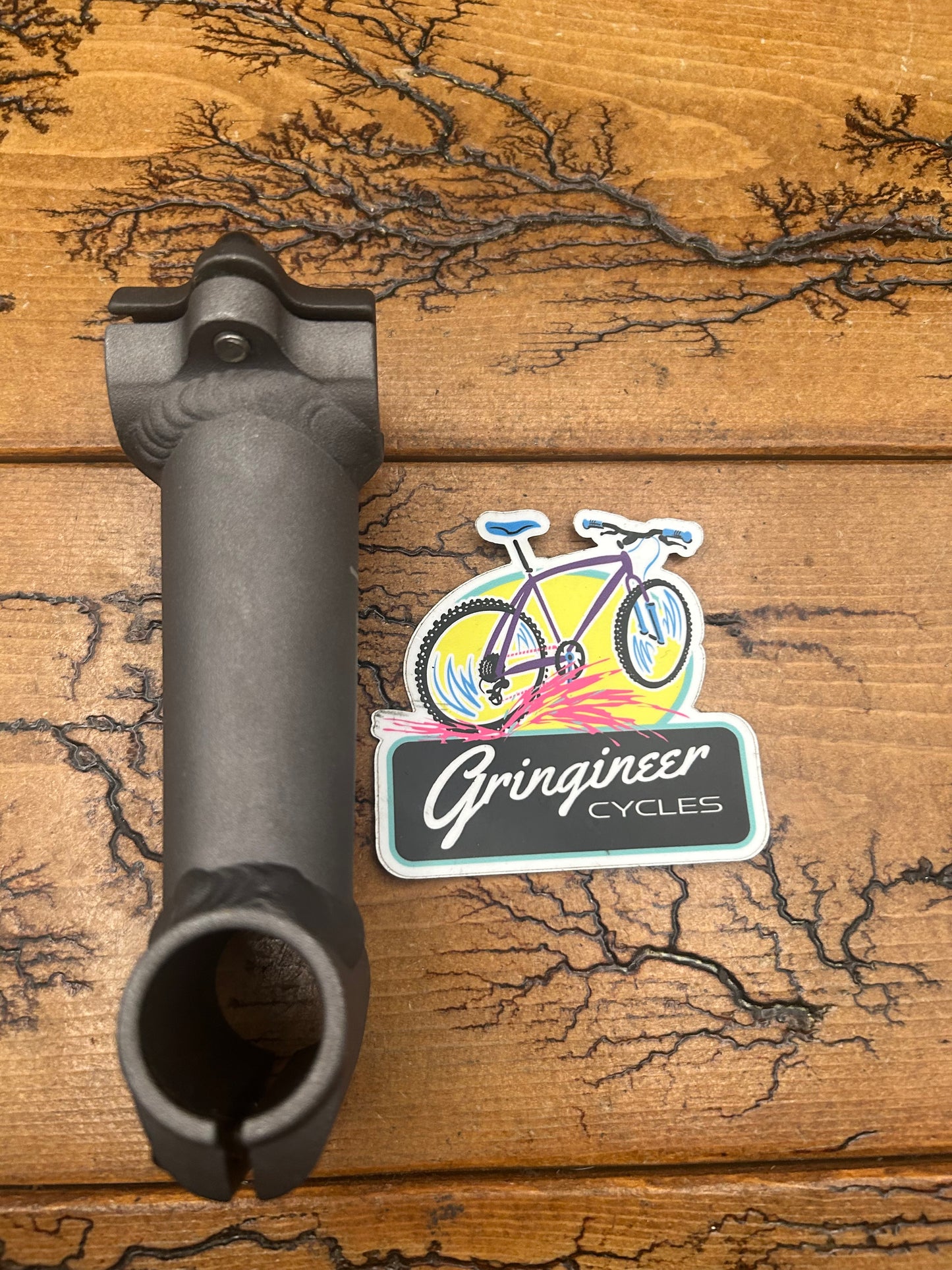 Titec 105mm 25.4mm Gray 1 Inch Threadless Stem