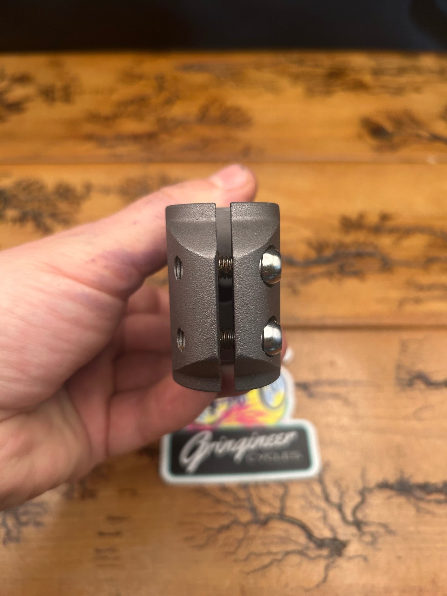 Titec 105mm 25.4mm Gray 1 Inch Threadless Stem