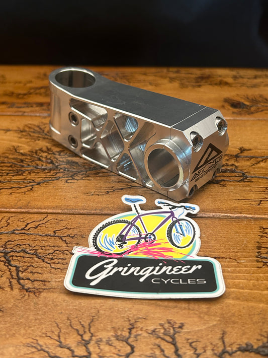 Azonic Shorty 100mm 25.4mm Silver 1 1/8 Inch Threadless Stem