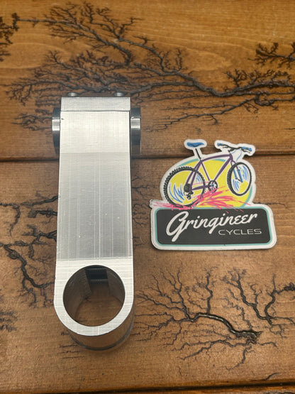 Azonic Shorty 100mm 25.4mm Silver 1 1/8 Inch Threadless Stem