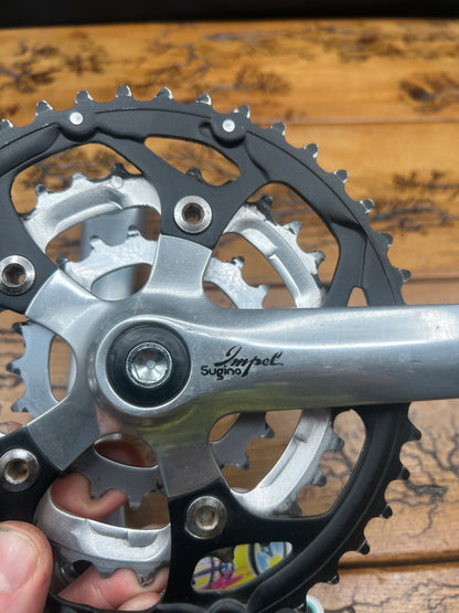 Sugino Impel 42/32/22 175mm Square Taper Crankset