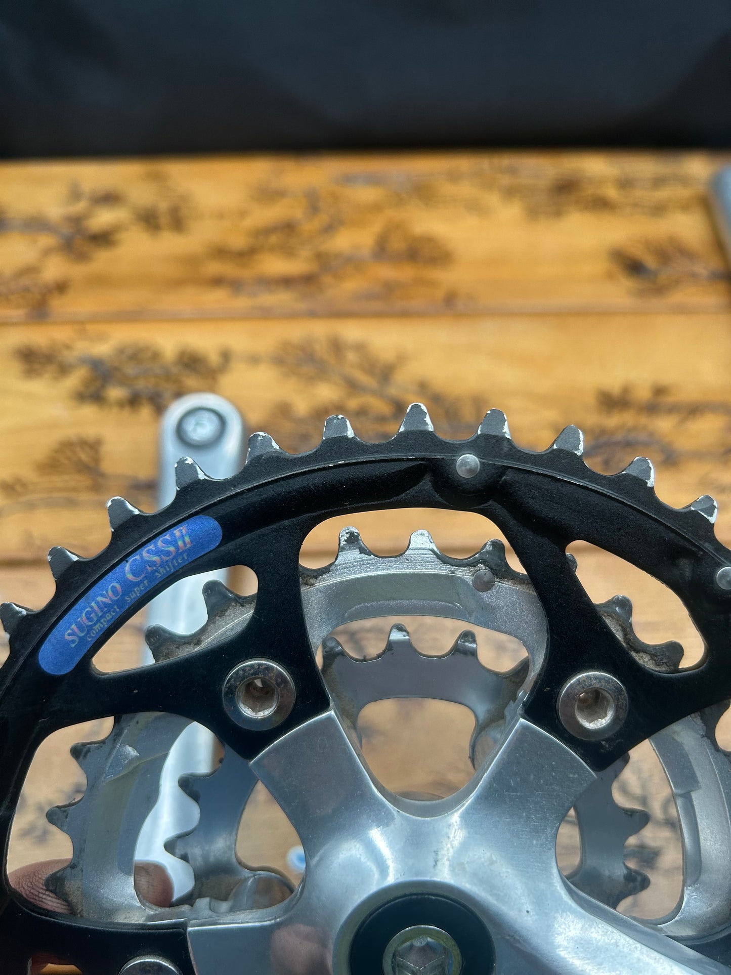 Sugino Impel 42/32/22 175mm Square Taper Crankset
