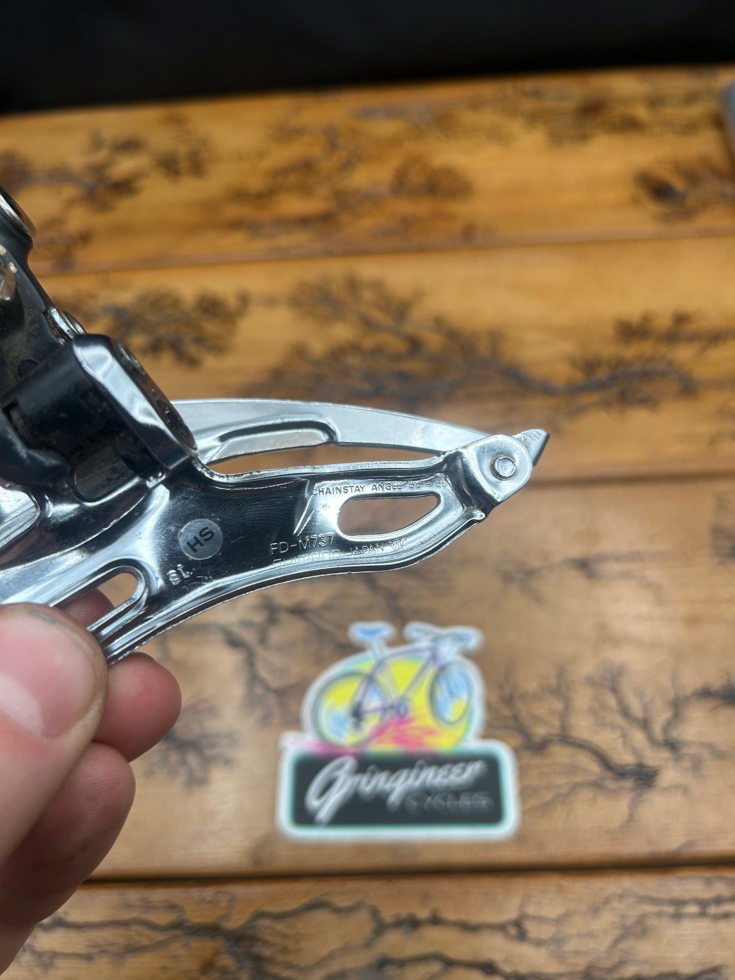 Shimano Deore XT FD-M737 28.6mm Bottom Pull Front Derailleur