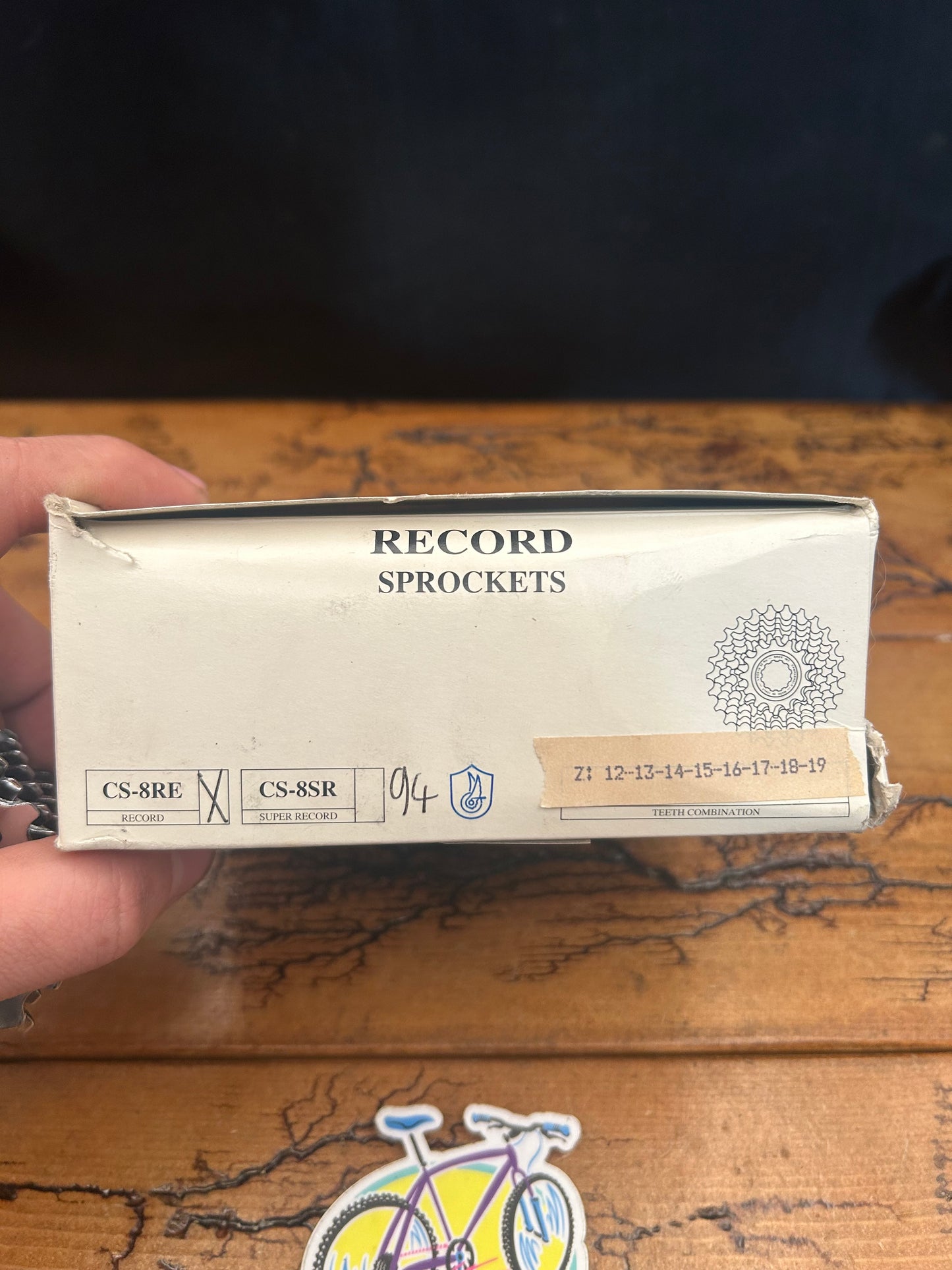 Campagnolo Record CS-8RE 12-19 8 Speed Cassette NOS
