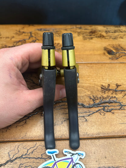 Shimano Deore LX BL-M570 Black and Gold Brake Levers