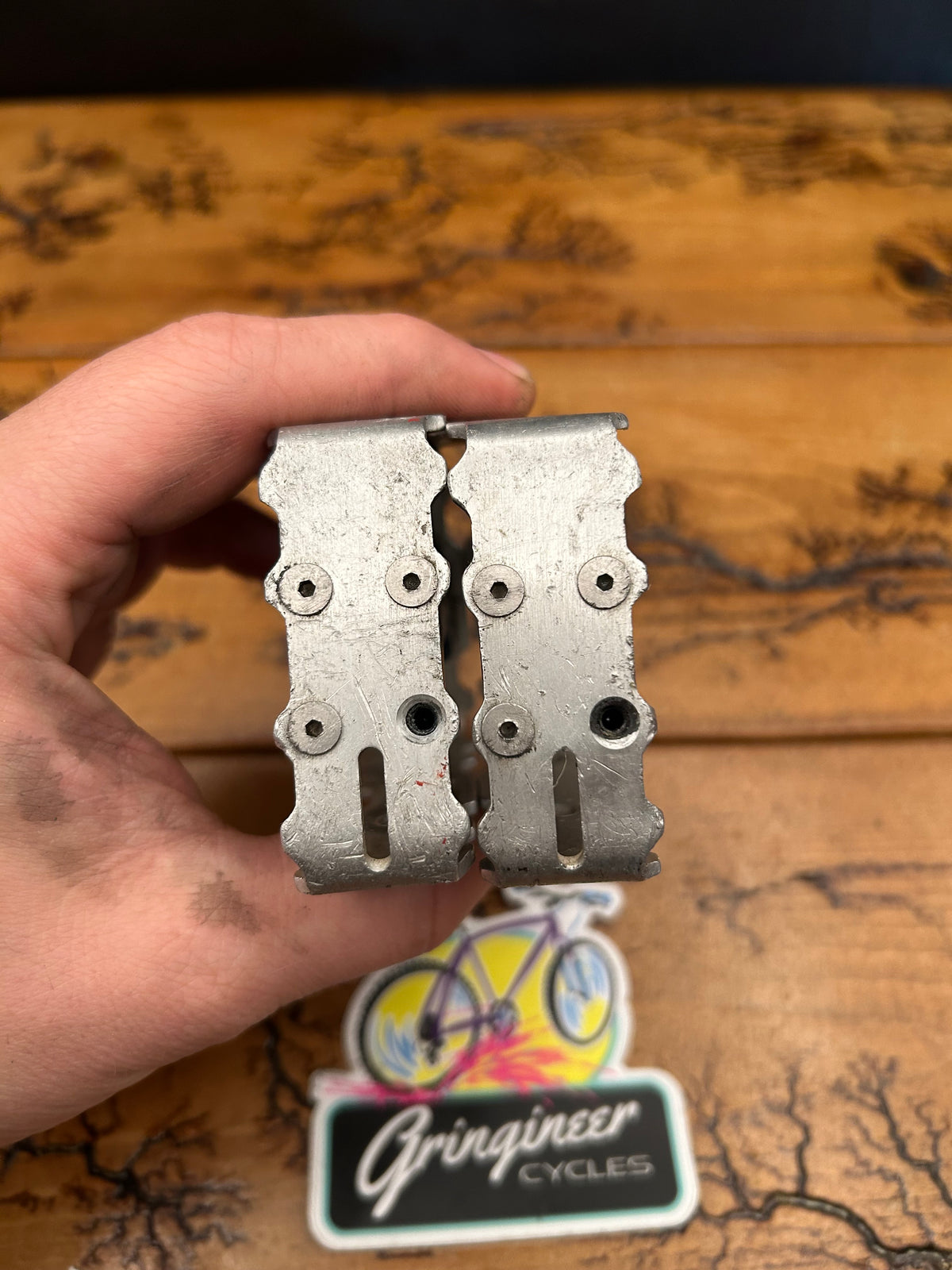 Grafton Speedtrap Black/Silver Platform Pedals