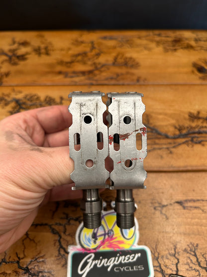Grafton Speedtrap Black/Silver Platform Pedals