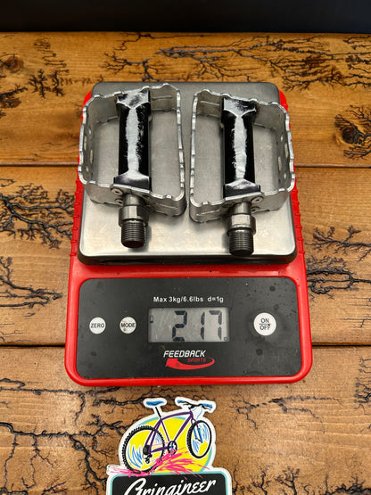 Grafton Speedtrap Black/Silver Platform Pedals
