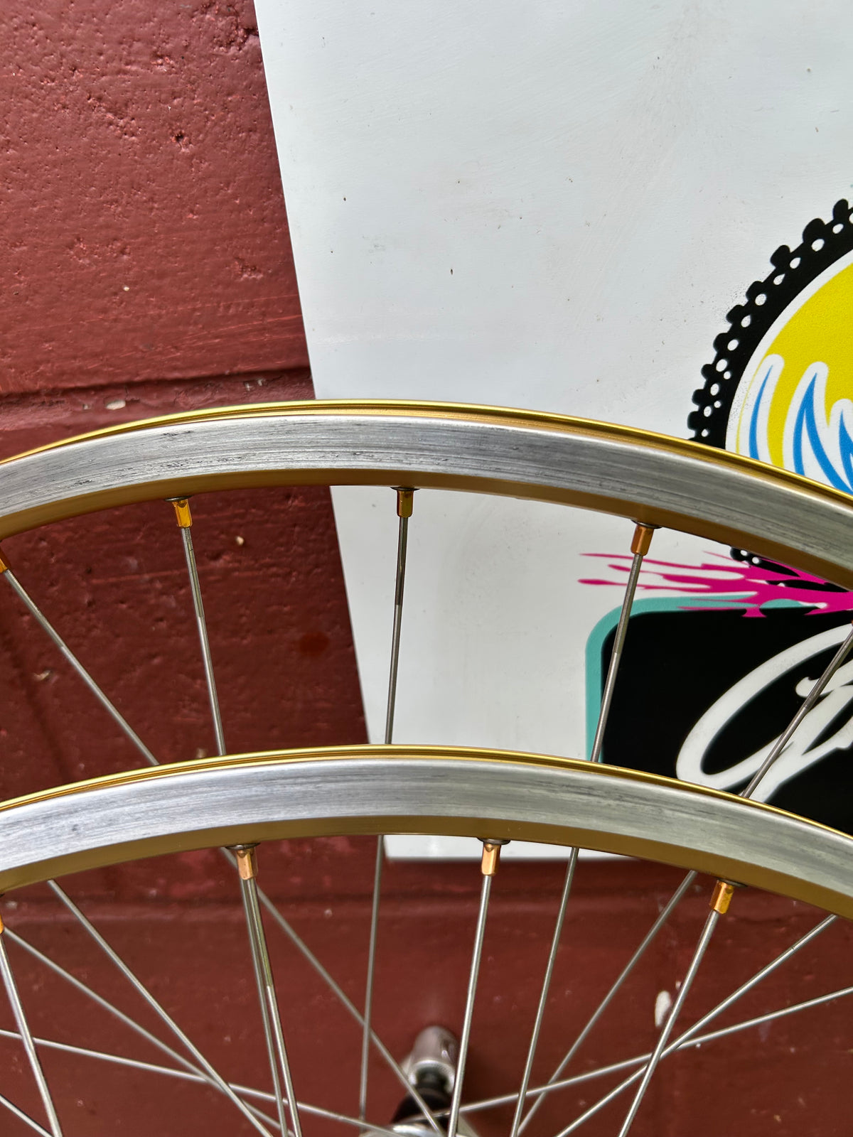 Sunrims CR17A Gold Rims Shimano Deore XT M737 / M738 26 Inch Wheelset