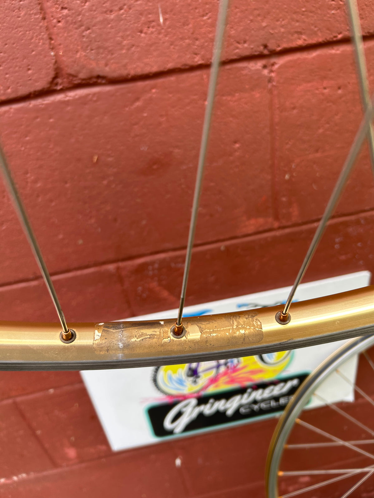 Sunrims CR17A Gold Rims Shimano Deore XT M737 / M738 26 Inch Wheelset
