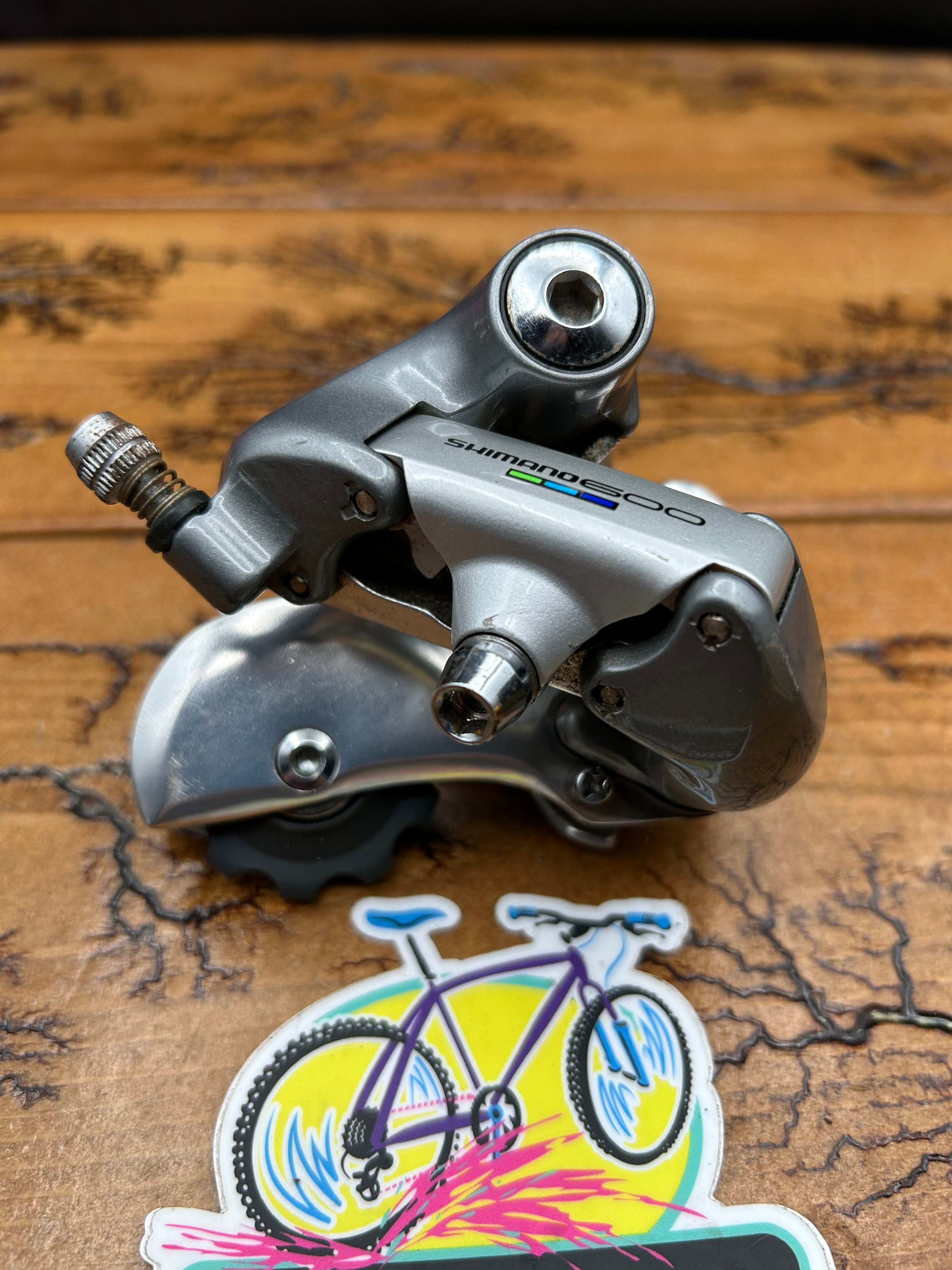 Shimano 600 Tri Color RD-6400 Rear Derailleur – Gringineer Cycles