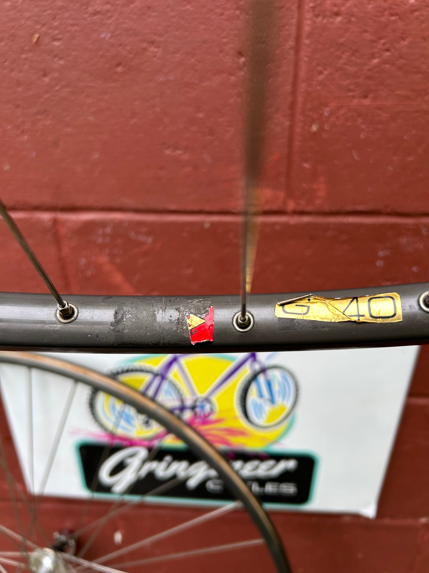 Mavic G 40 Campagnolo Record 700c Wheelset