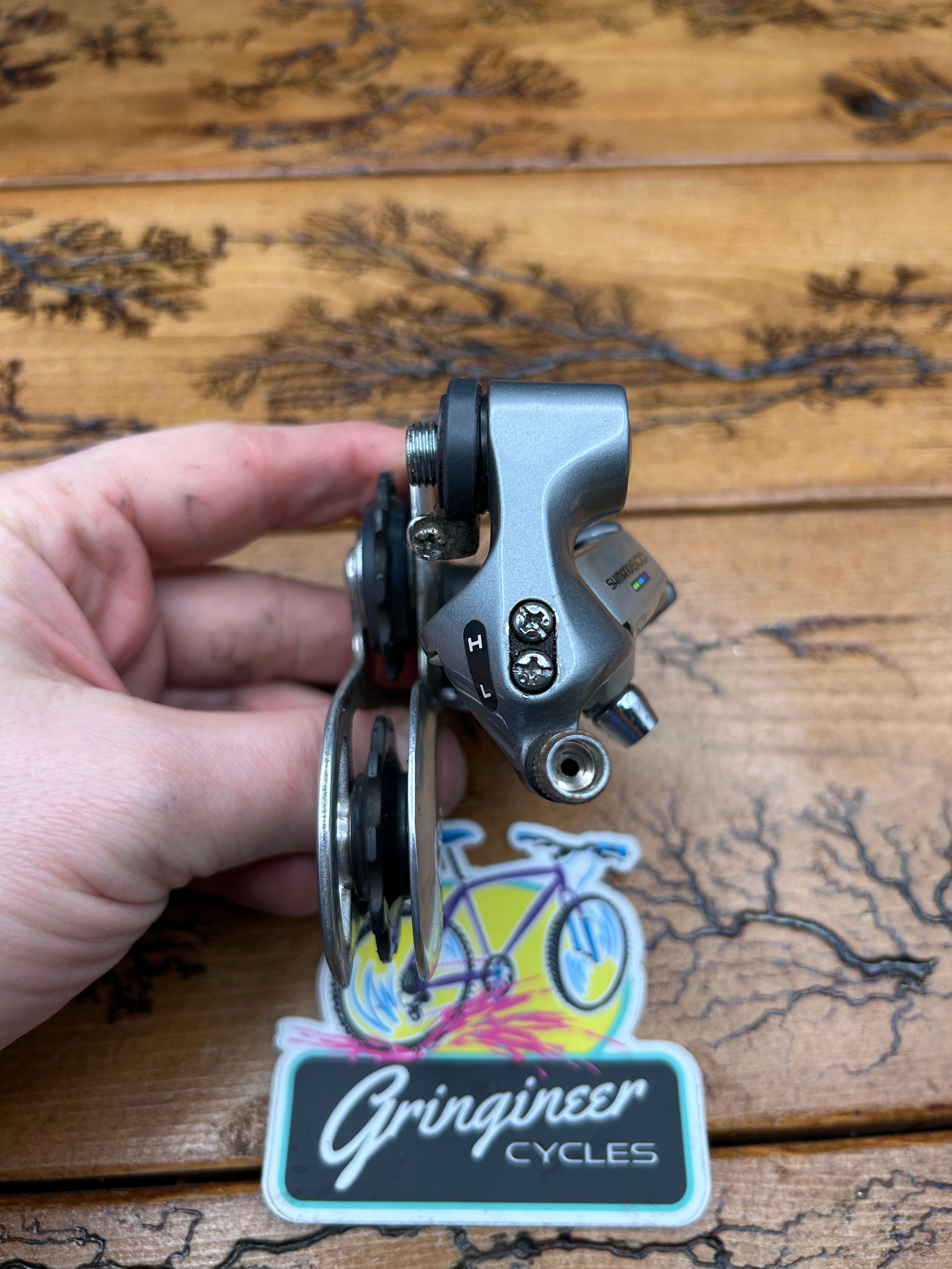 Shimano 600 Tri Color RD-6400 Rear Derailleur – Gringineer Cycles