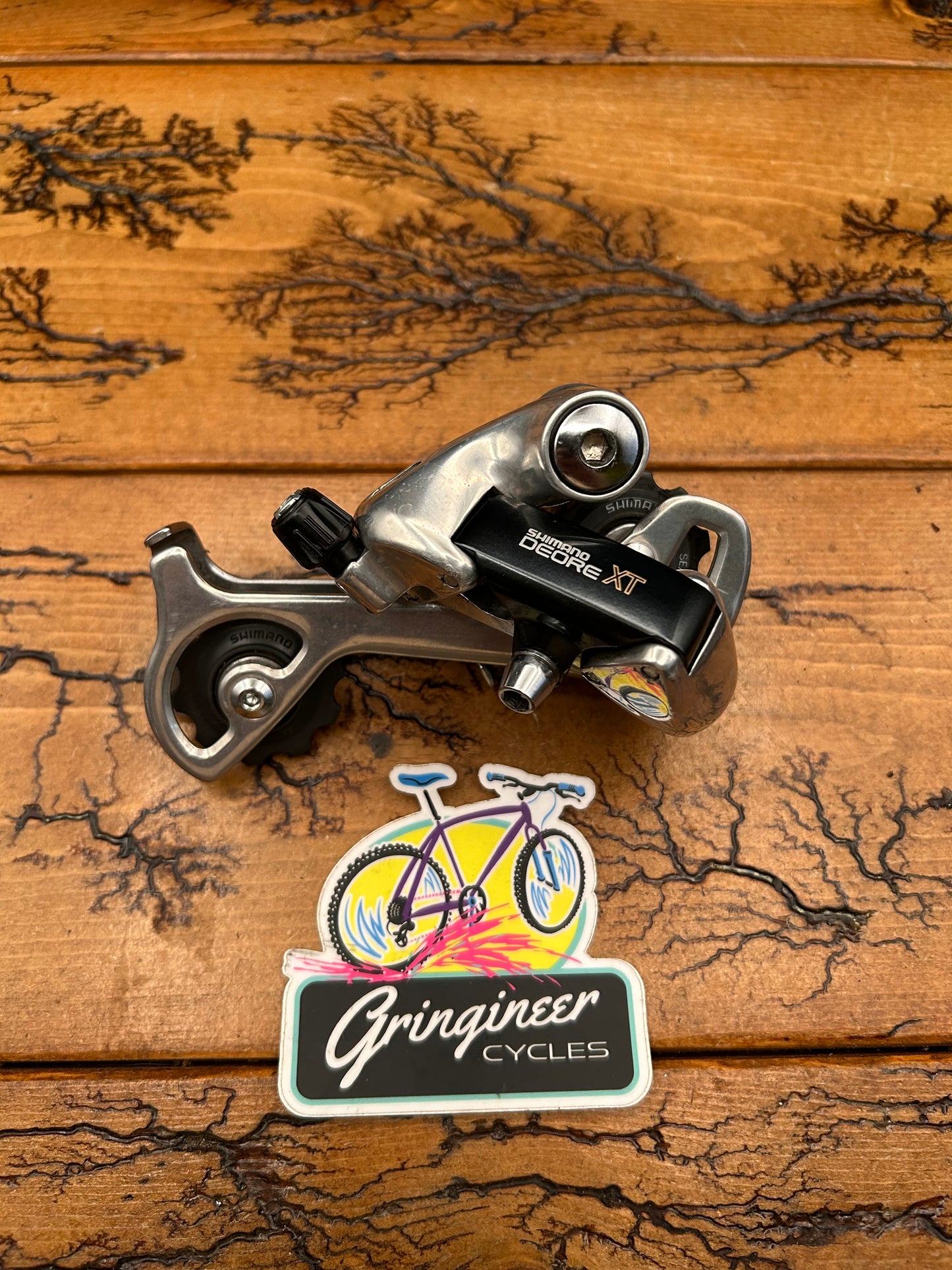 Shimano Deore XT RD-M735 Long Cage Rear Derailleur VG