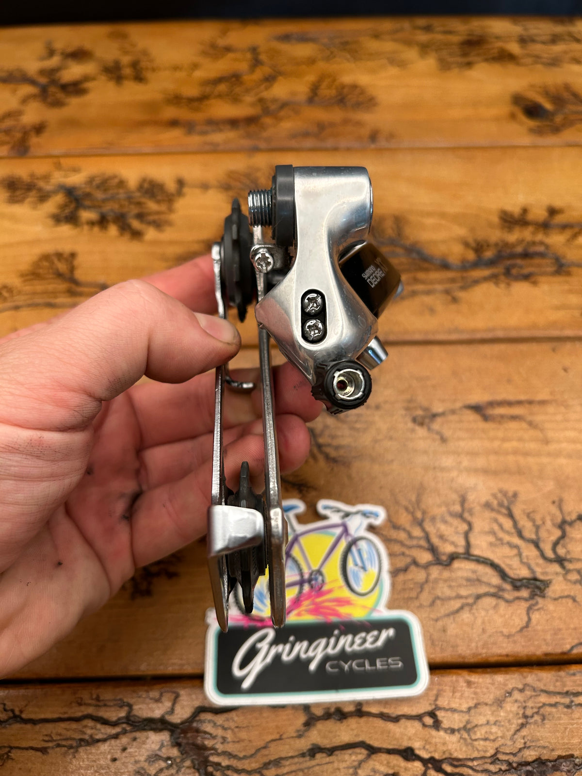 Shimano Deore XT RD-M735 Long Cage Rear Derailleur VG