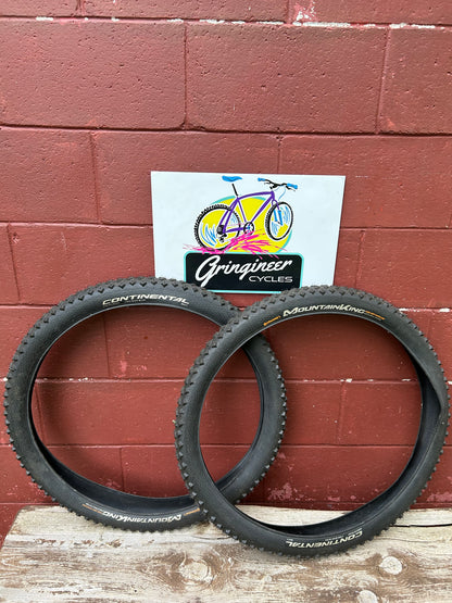 Continental Mountain King 26x2.3 Folding Bead Tires