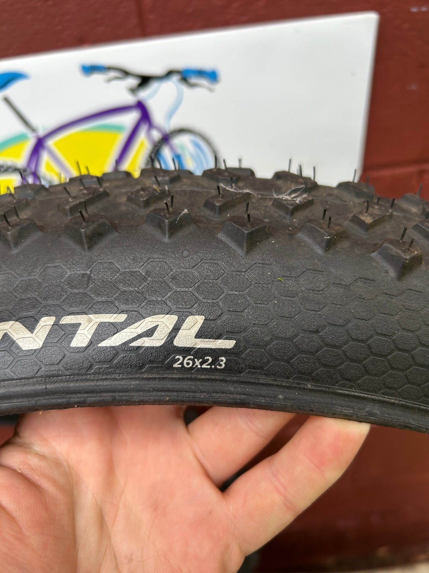 Continental Mountain King 26x2.3 Folding Bead Tires
