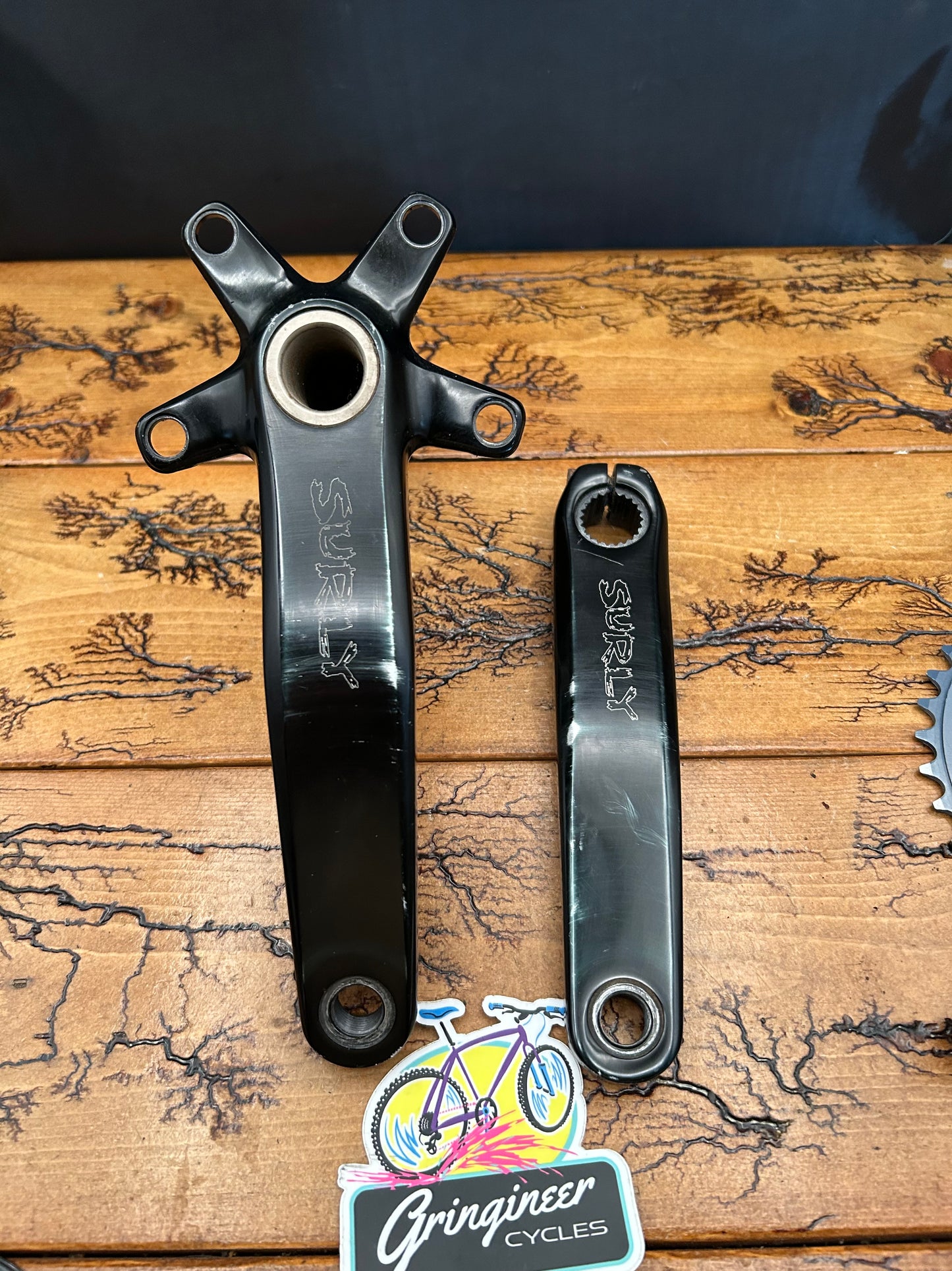 Surly O.D Double 170mm 73mm Bottom Bracket Crankset