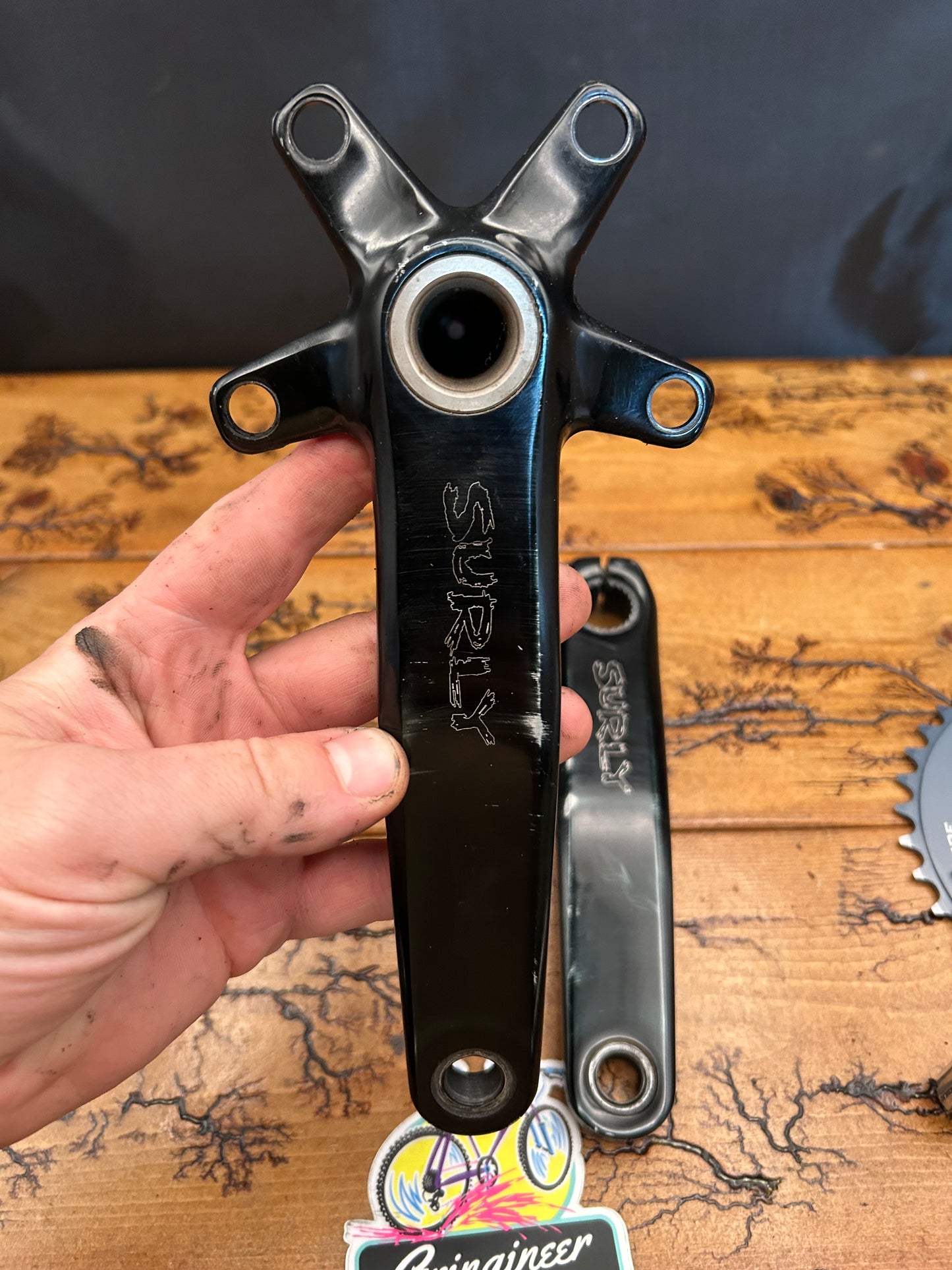 Surly O.D Double 170mm 73mm Bottom Bracket Crankset