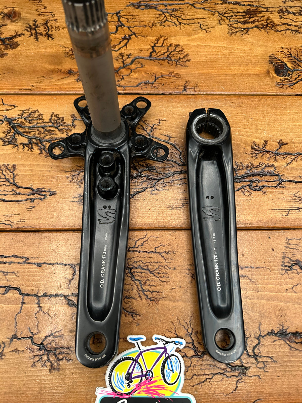 Surly O.D Double 170mm 73mm Bottom Bracket Crankset