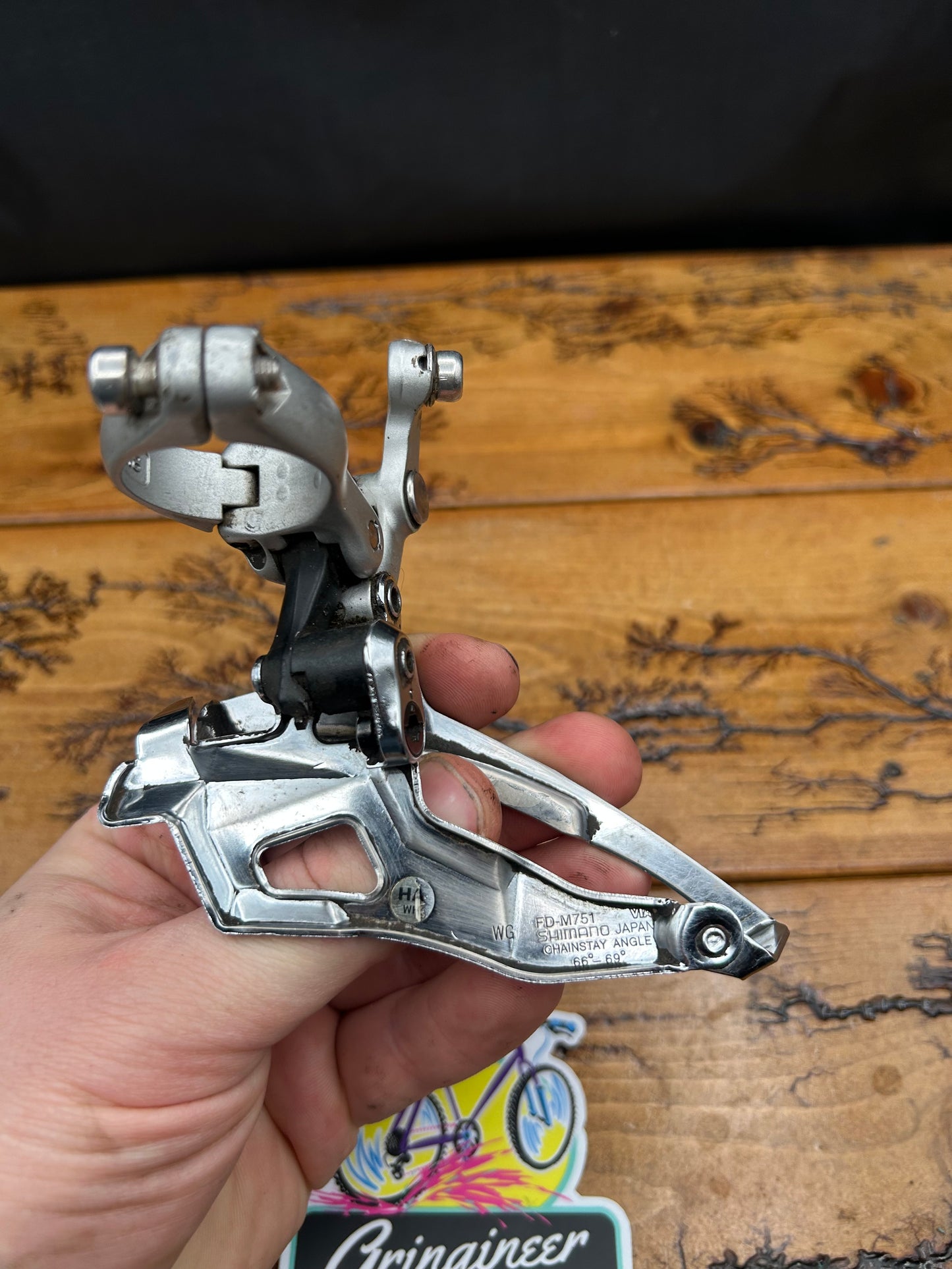 Shimano Deore XT FD-M751 31.8mm Bottom Pull Front Derailleur