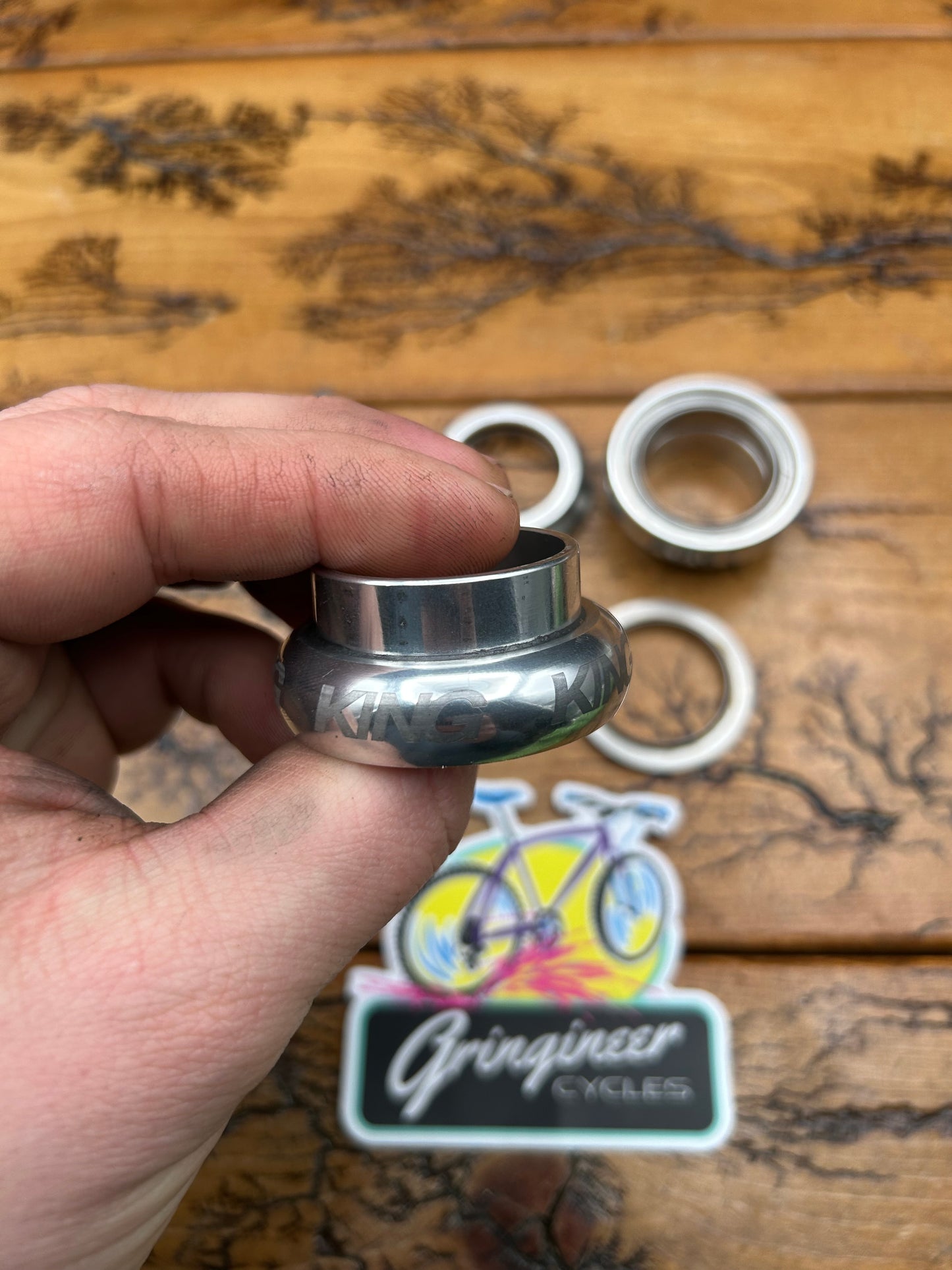 Chris King 1 1/8" Silver NoThreadset Threadless Headset