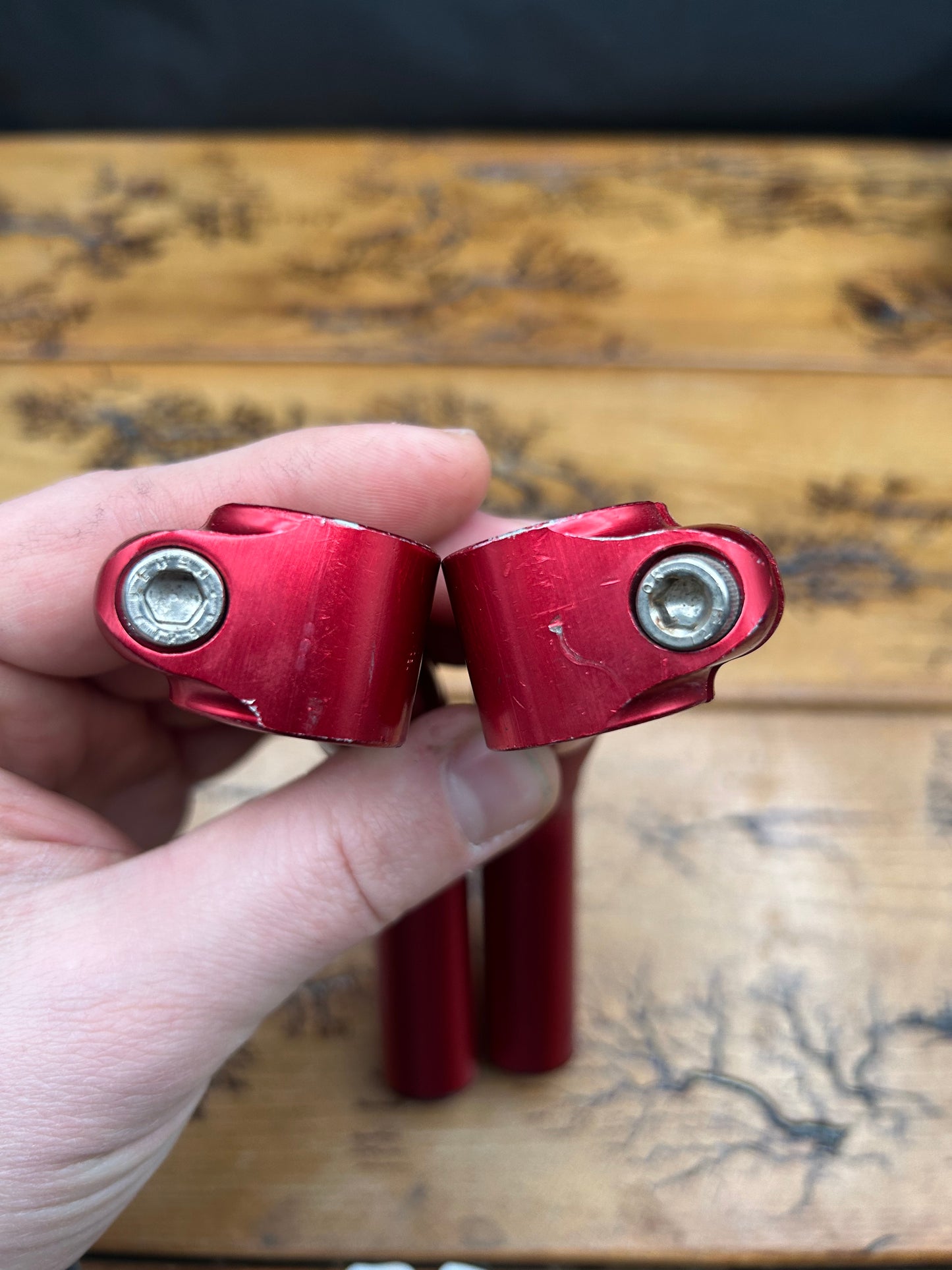 Control Tech Red Anodized Bar Ends