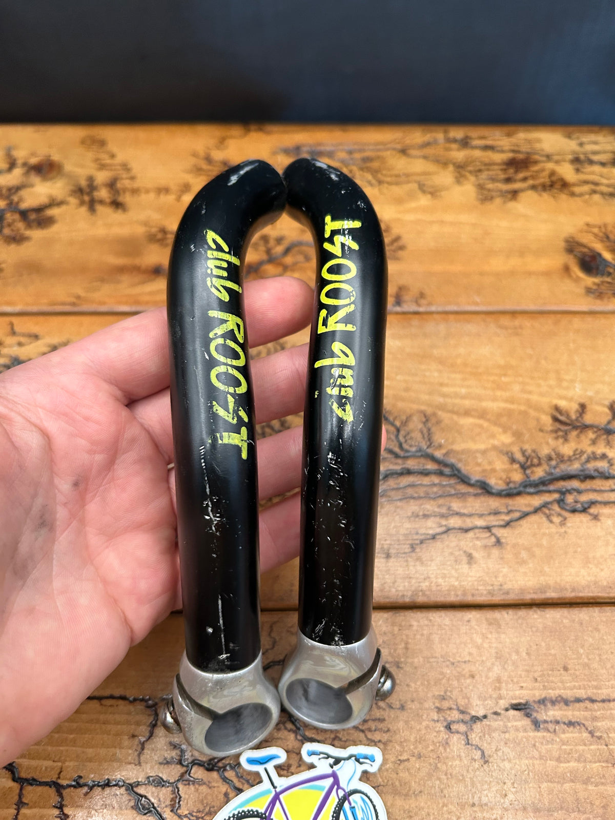 Club Roost Black Long Bar Ends