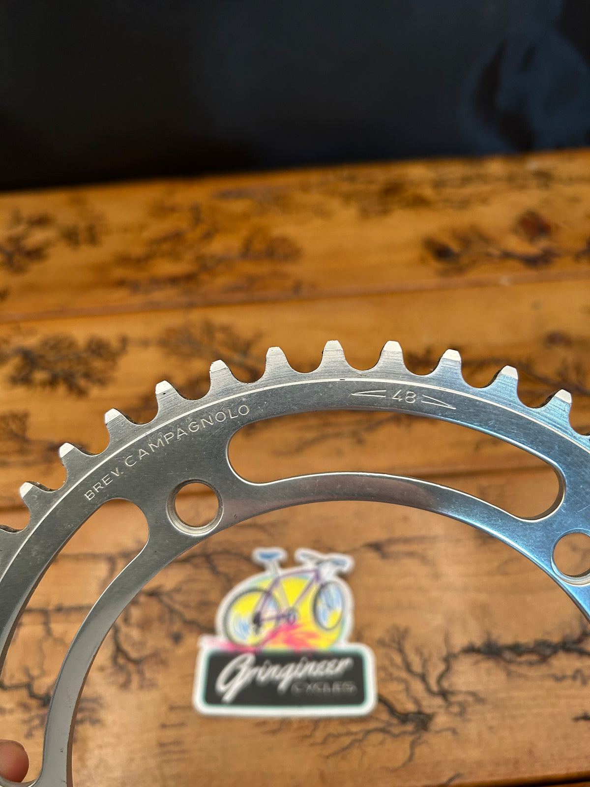 Campagnolo 48 Tooth 144 BCD 1/8 Track Chainring