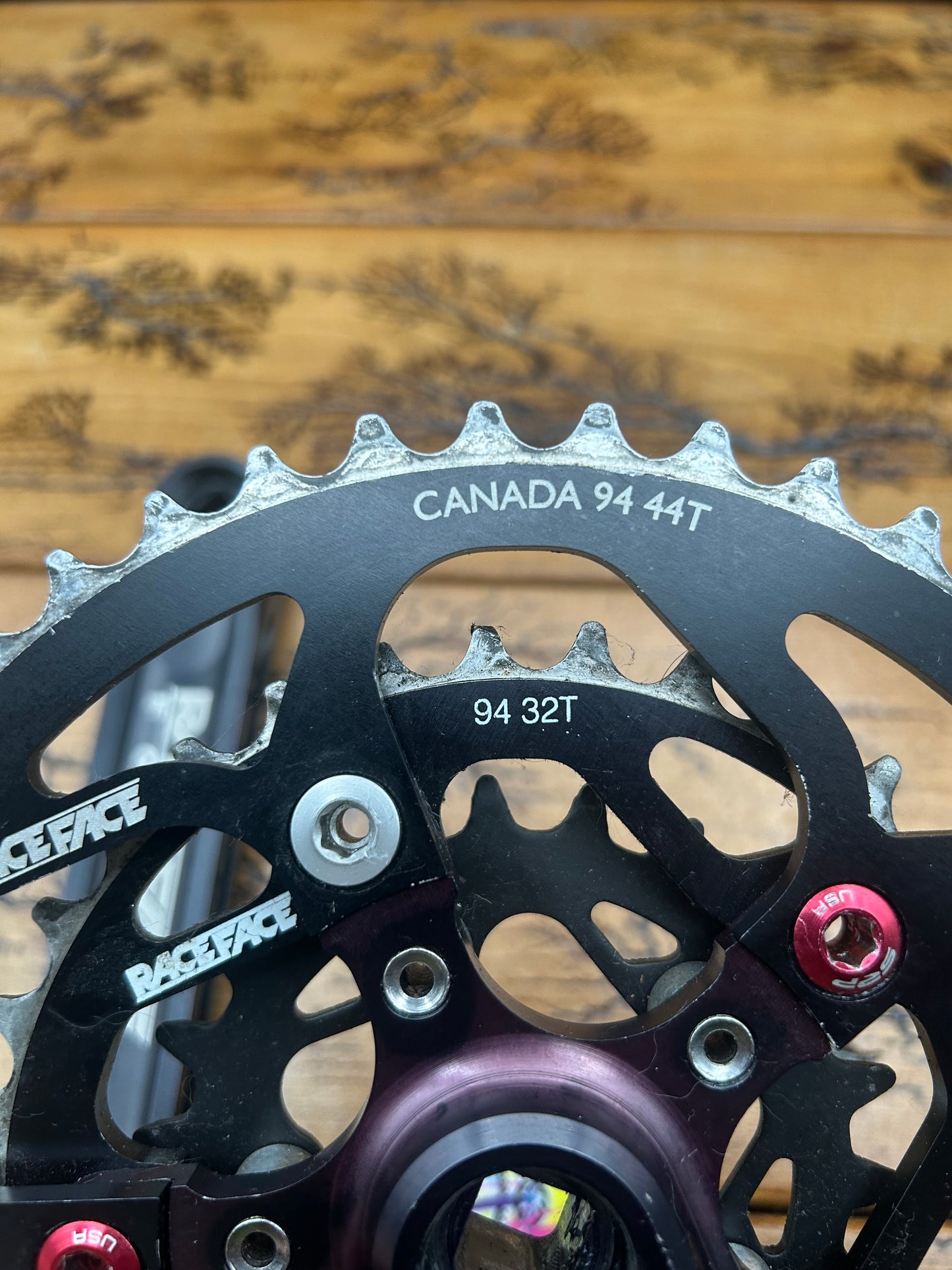 Raceface Turbine Forged Black (Faded) 44/32/22 175mm Square Taper Crankset