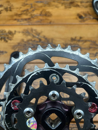 Raceface Turbine Forged Black (Faded) 44/32/22 175mm Square Taper Crankset