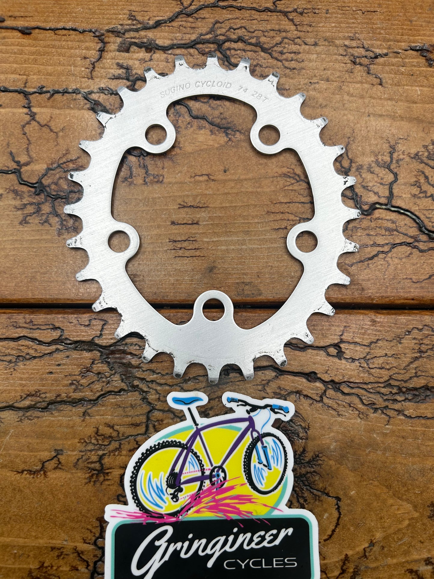 Sugino Cycloid 28 Tooth 74 BCD Chainring