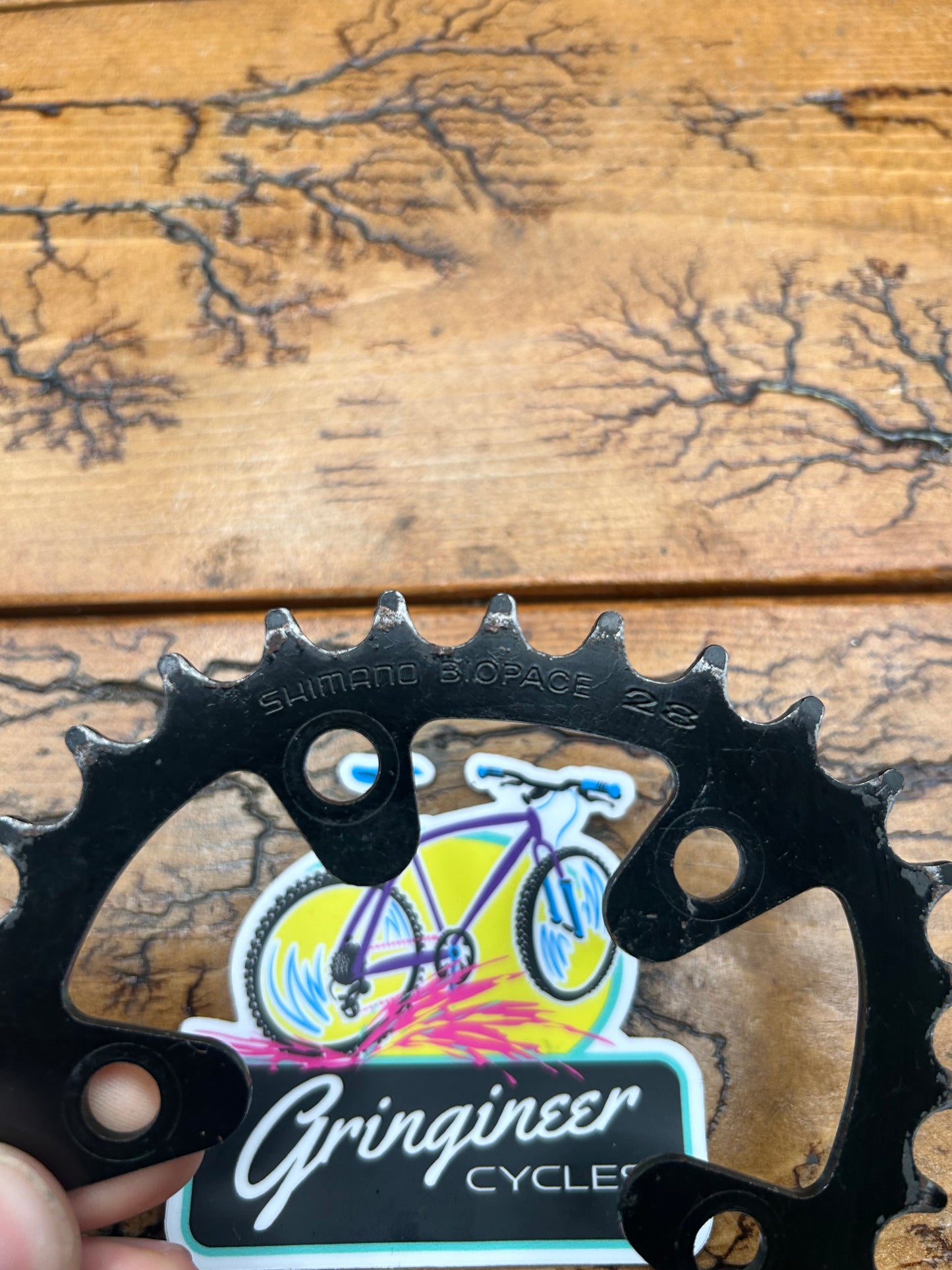 Shimano Biopace 28 Tooth 74 BCD Steel Chainring