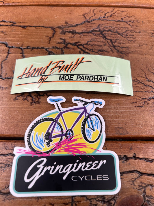 Rocky Mountain Hand Built By Moe Pardhan Decal