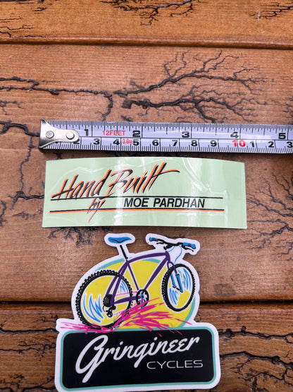 Rocky Mountain Hand Built By Moe Pardhan Decal