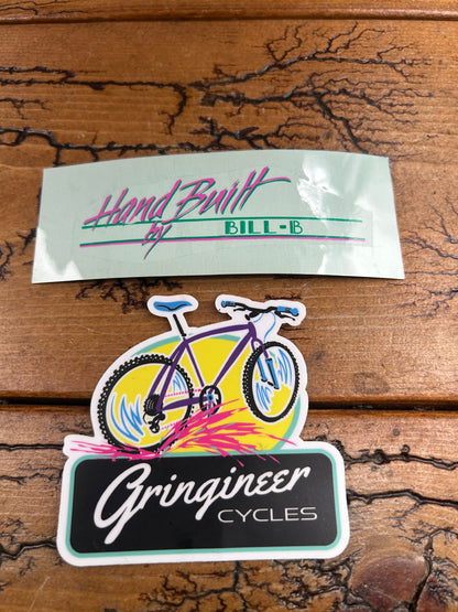 Rocky Mountain Hand Built By Bill B Decal