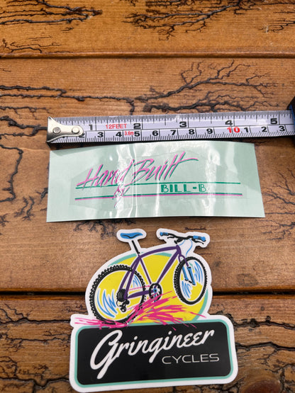 Rocky Mountain Hand Built By Bill B Decal