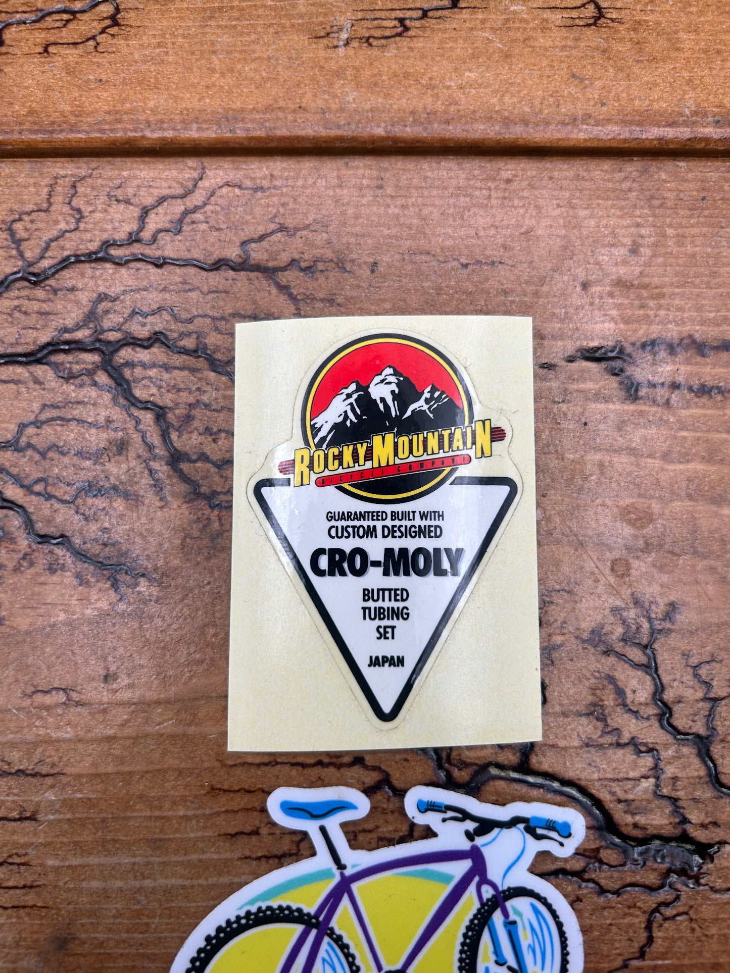 Rocky Mountain Cro-Moly Butted Tubing Set Decal