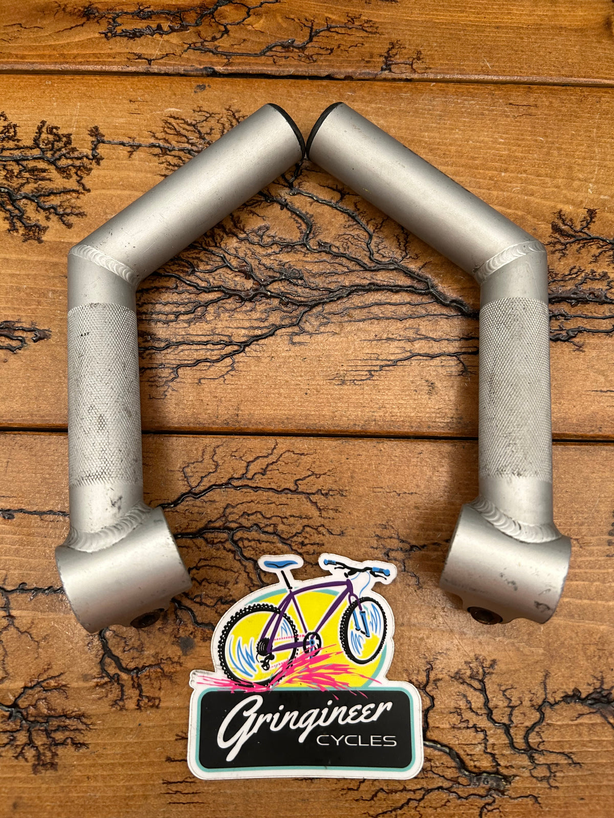 Control Tech Stix L Bend Silver Bar Ends